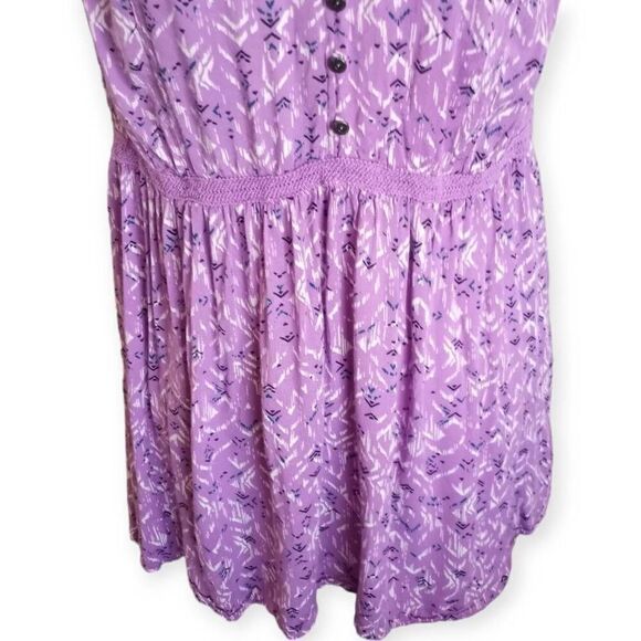 TORRID PURPLE BABYDOLL TOP SZ.00/10 EUC - Picture 3 of 8